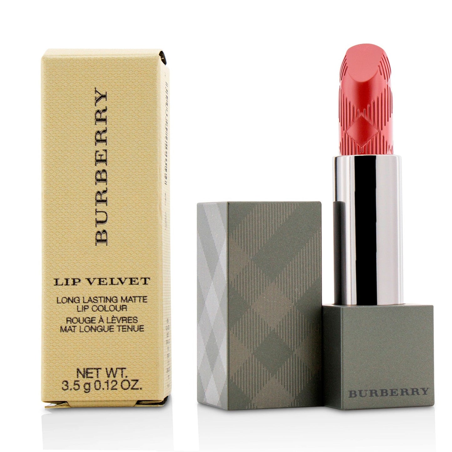 Burberry Lip Velvet Long Lasting Matte Lip Colour - # No. 412 Orange Red 3.5g/0.12oz