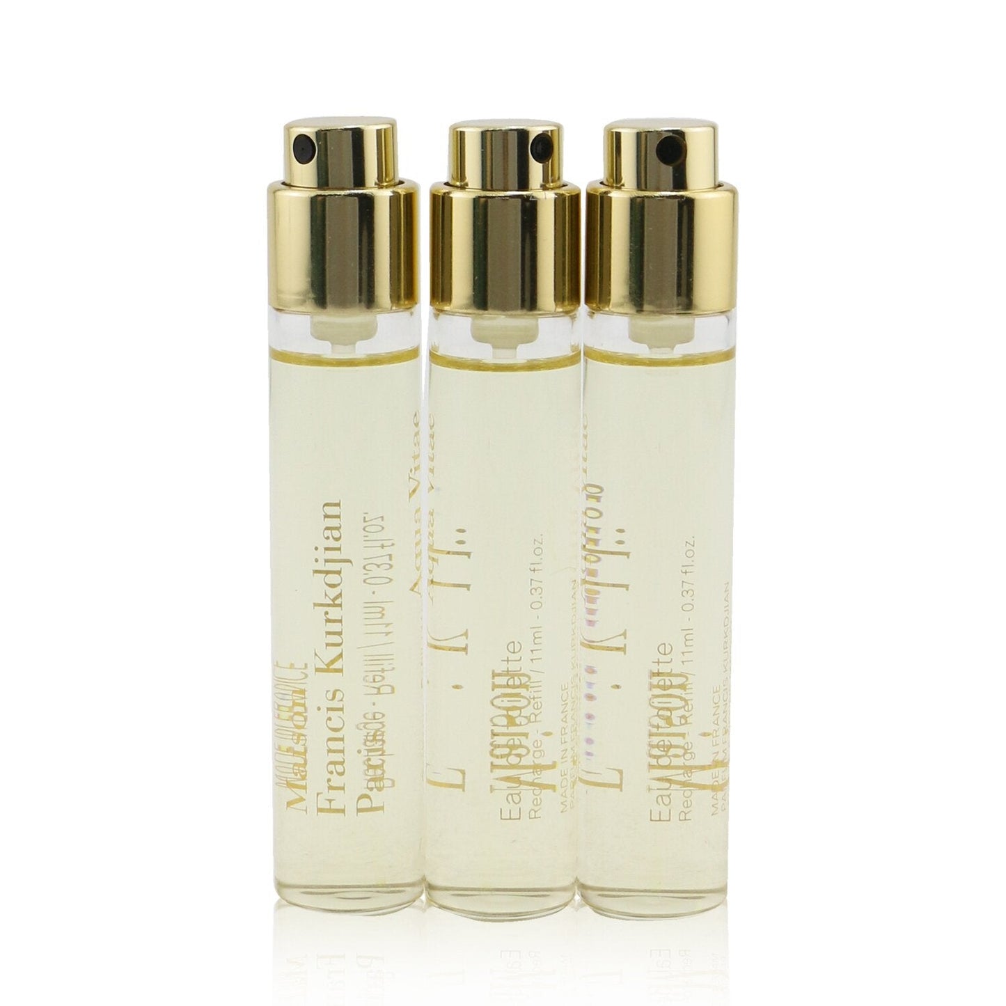 Maison Francis Kurkdjian Aqua Vitae Eau De Toilette Travel Spray Refills 3x11ml/0.37oz