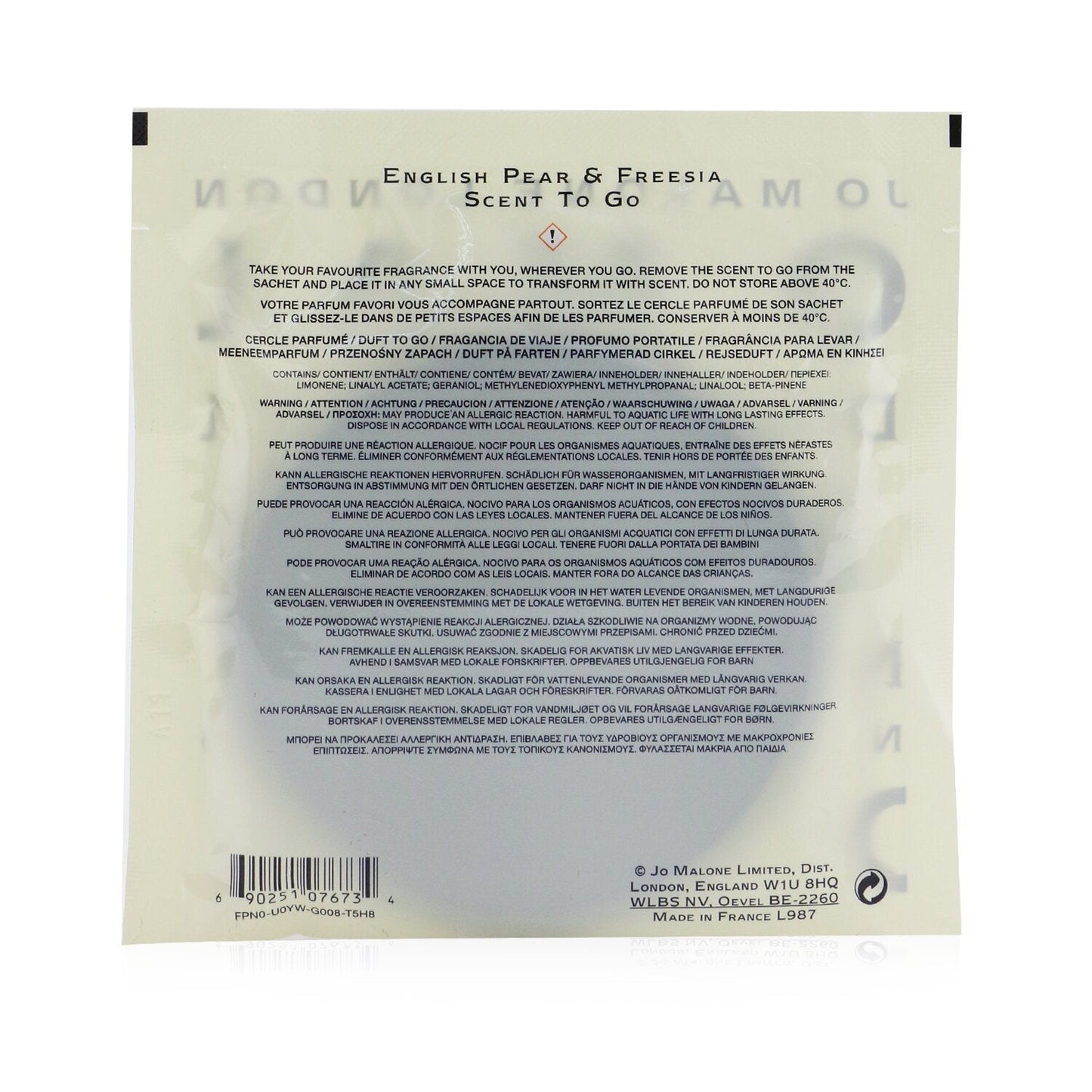 Jo Malone English Pear & Freesia Scent To Go 1pc