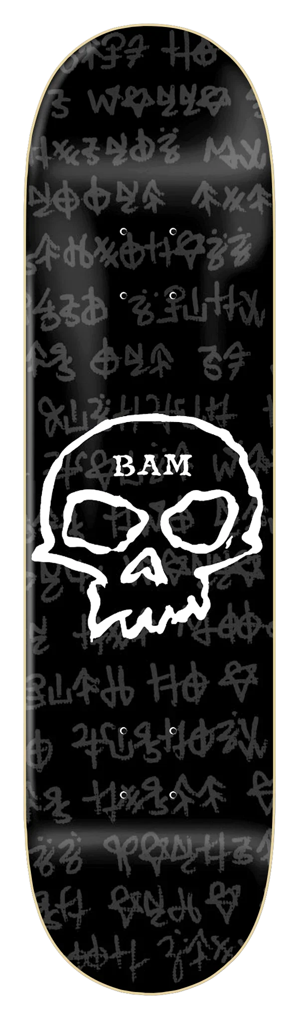 Zero Bam Strigoi Skull Skateboard Deck - 8.5″