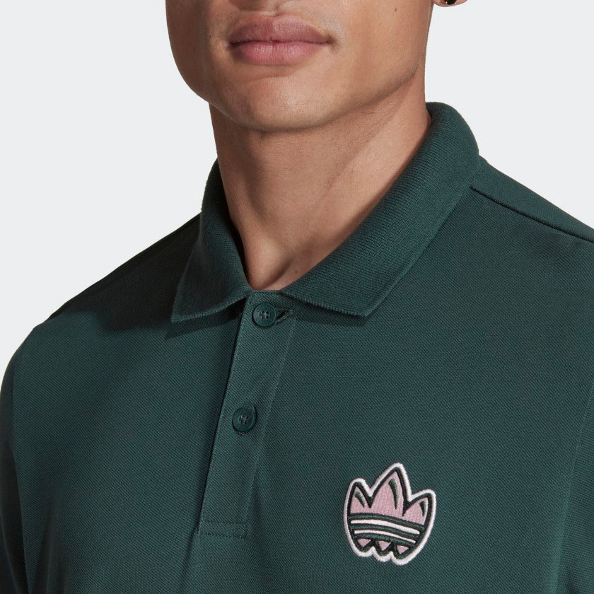 Men's adidas Graphics Campus Long Sleeve Polo Shirt