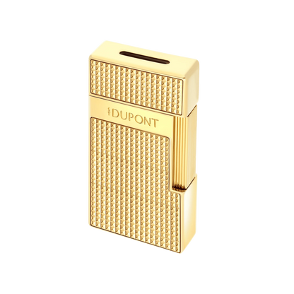 S.T. DUPONT Biggy Diamond Head Gold Lighter/Briquet 025209