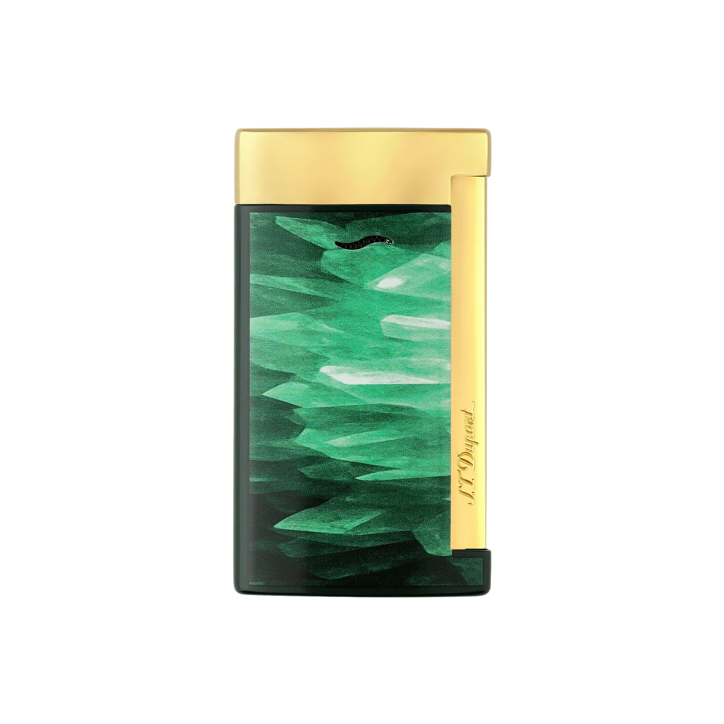 S.T. Dupont Slim 7 Géode Green Lacquered Lighter/Briquet 027036