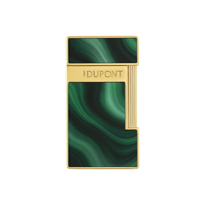 S.T. Dupont Slimmy Géode Green Lacquered Lighter/Briquet 028036