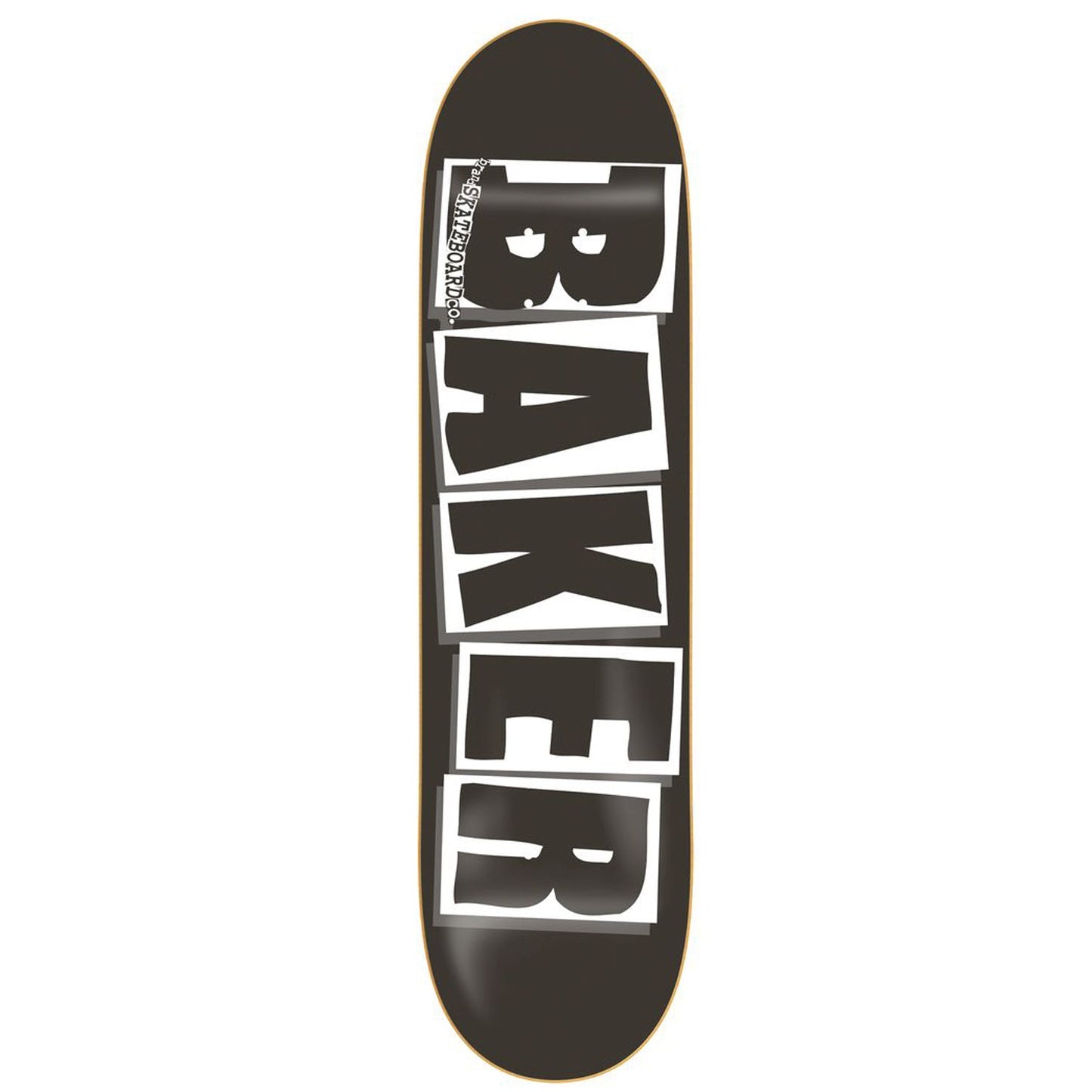 Baker Deck Logo Black/White 8.475"