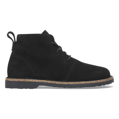 Men's Uppsala Mid Suede Leather Black Regular/Wide