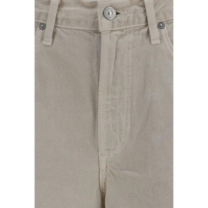 Citizens of Humanity Beige Cotton Jeans Denim