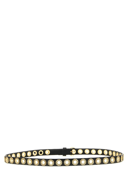 PINKO Black Polyethylene Regular Belt