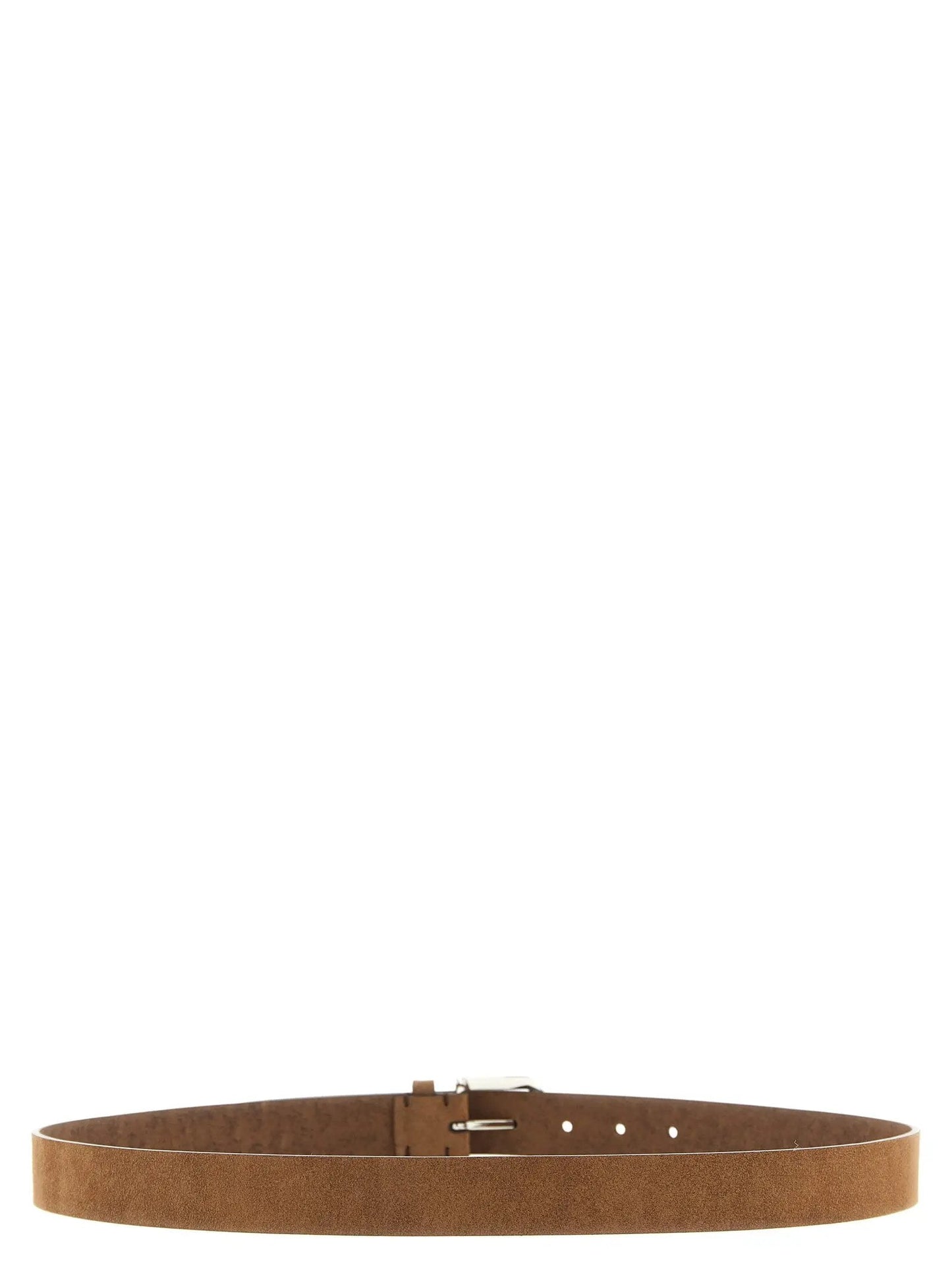 Brunello Cucinelli Brown Bull Skin Regular Belt