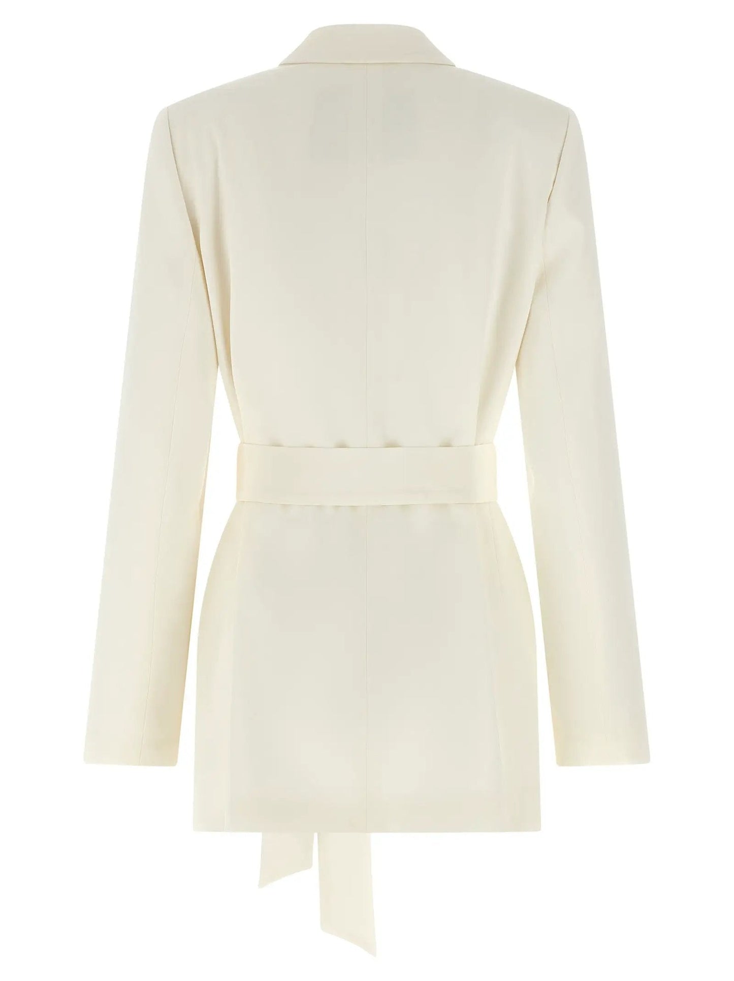 Kiton White Silk Blazer