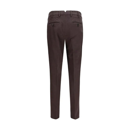 Brunello Cucinelli Brown Cotton Casual Pants