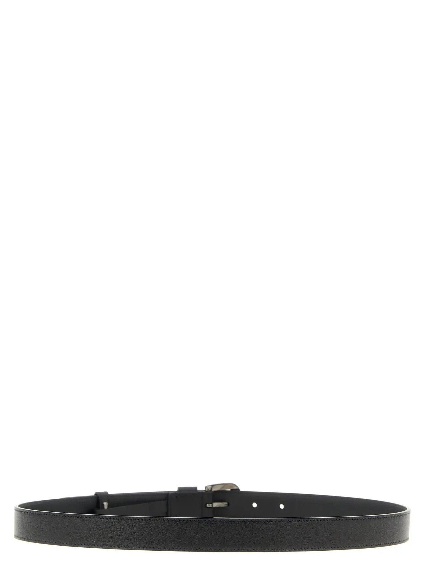 Valentino Garavani Black Calfskin Regular Belt