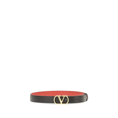 Valentino Garavani Black Calfskin Belt