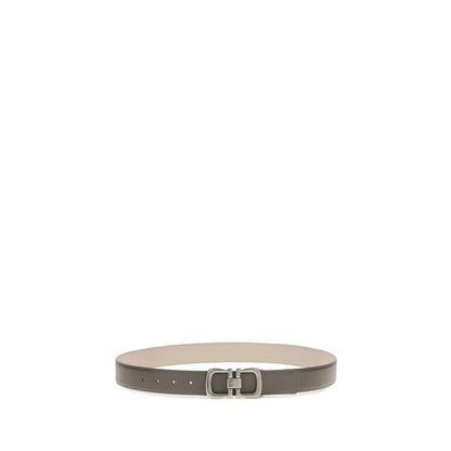 Ferragamo Brown Calf Leather Bos Taurus Regular Belt