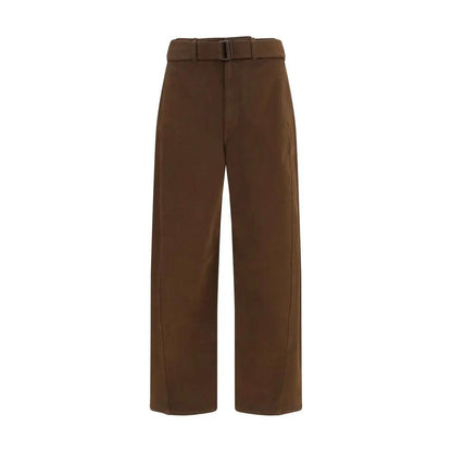 Lemaire Brown Cotton Casual Pants