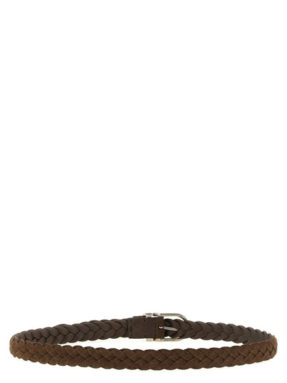 Brunello Cucinelli Brown Calfskin Belt