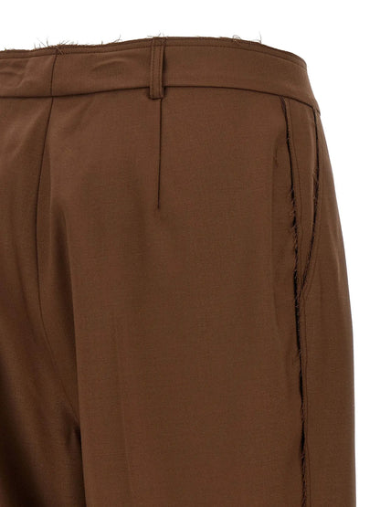 Gianluca Capannolo Beige Wool Casual Pants