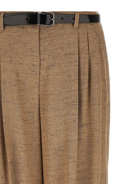 Dolce & Gabbana Beige Viscose Casual Pants