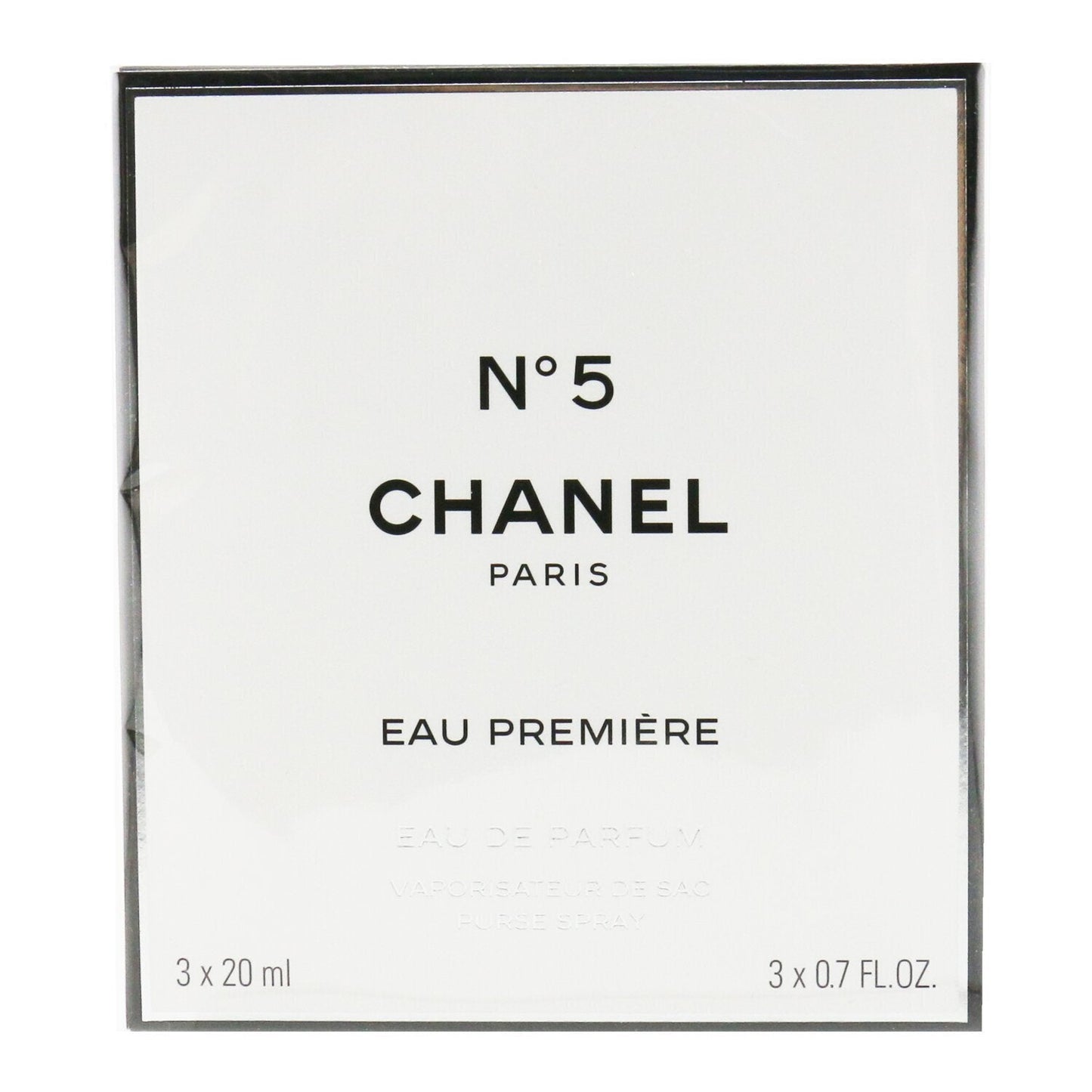 Chanel No.5 Eau Premiere Eau De Parfum Purse Spray And 2 Refills  3x20ml/0.7oz
