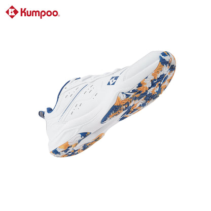 Kumpoo KH-E317 Badminton Shoe (White/Blue)