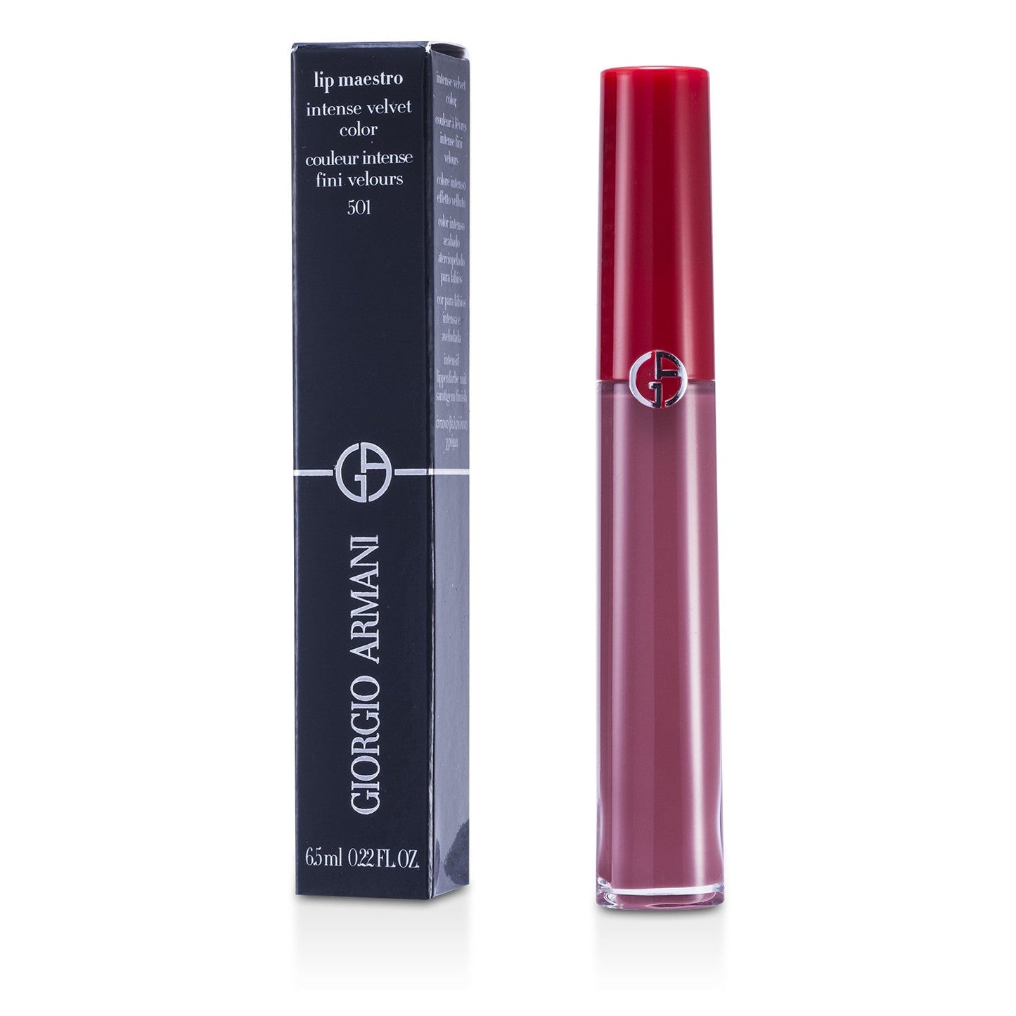 Giorgio Armani Lip Maestro Intense Velvet Color (Liquid Lipstick) - # 415 (Red Wood)  6.5ml/0.22oz