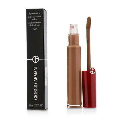 Giorgio Armani Lip Maestro Intense Velvet Color (Liquid Lipstick) - # 415 (Red Wood)  6.5ml/0.22oz