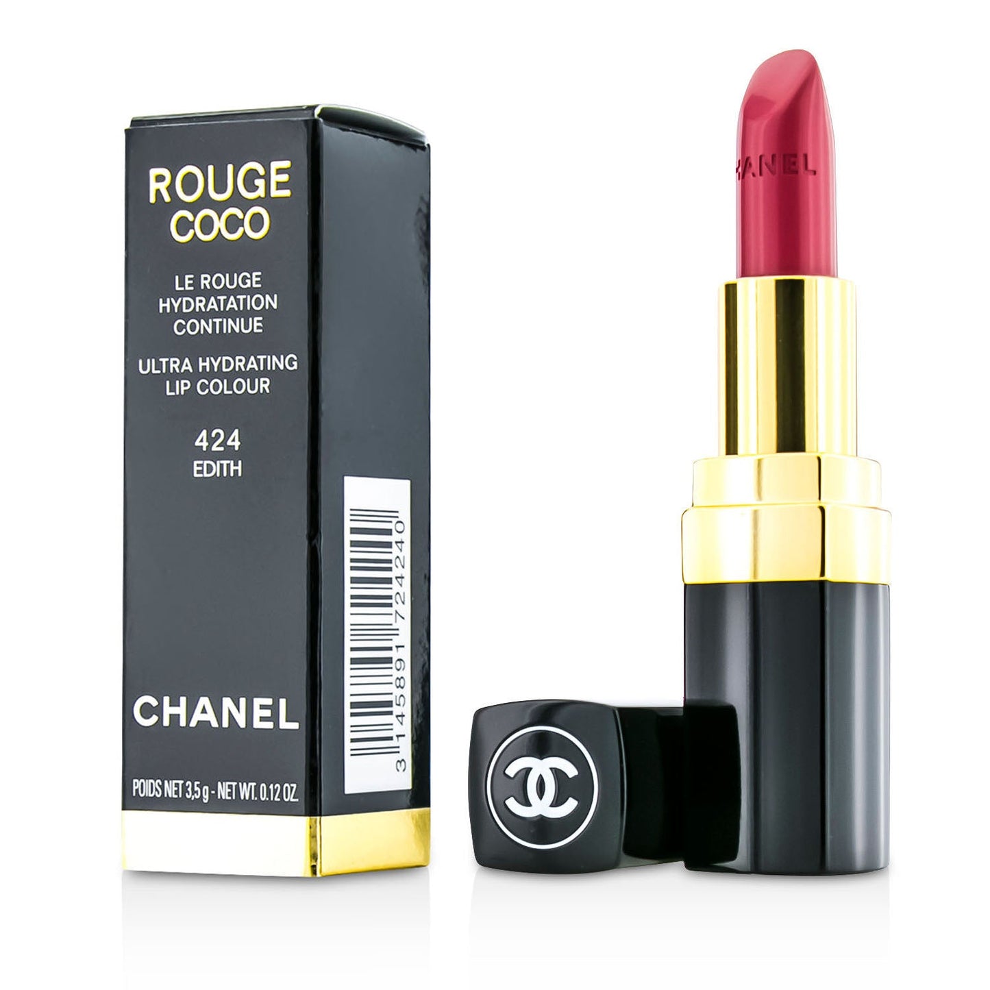 Chanel Rouge Coco Ultra Hydrating Lip Colour - # 452 Emilienne  3.5g/0.12oz