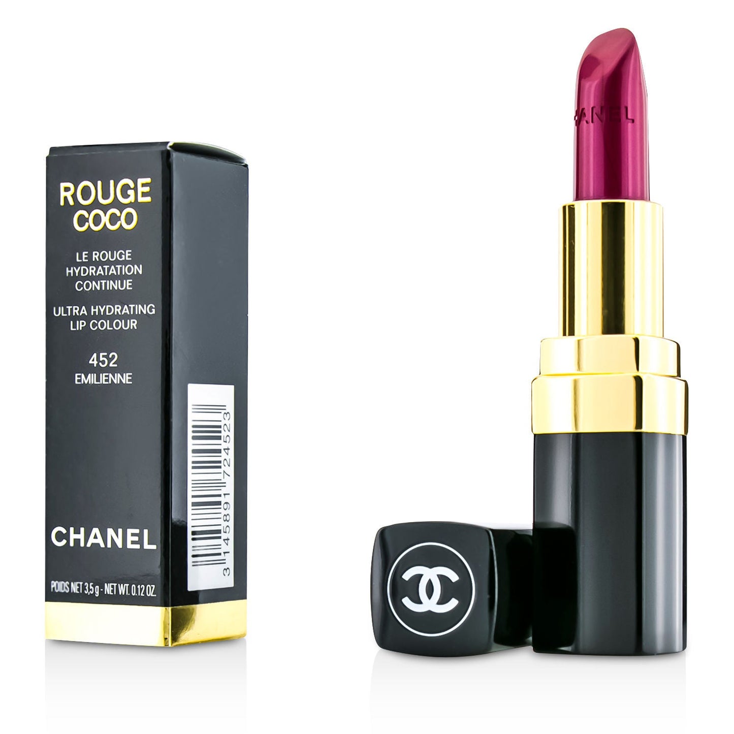 Chanel Rouge Coco Ultra Hydrating Lip Colour - # 480 Corail Vibrant  3.5g/0.12oz