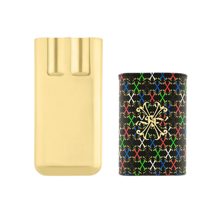 S.T. Dupont Multicolour Leather 3 Cigar Case/Étui 183460