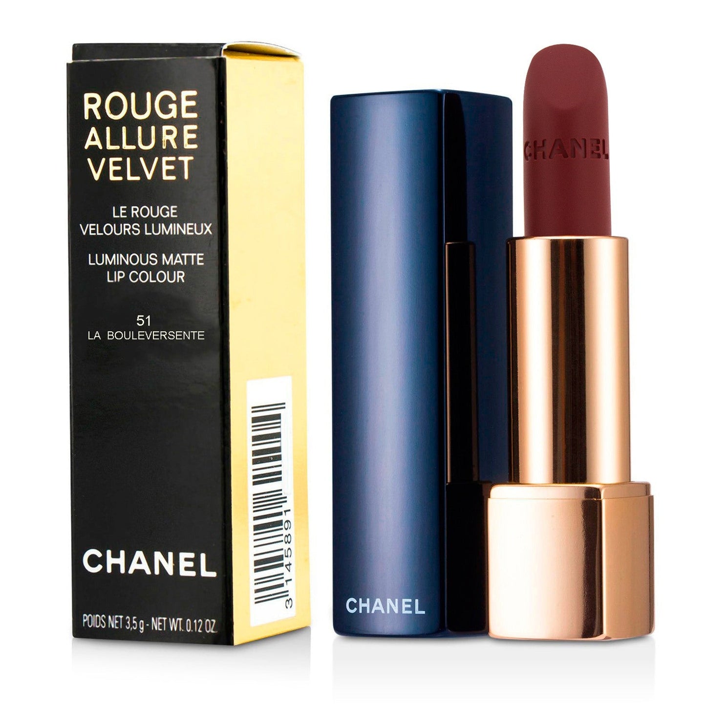 Chanel Rouge Allure Velvet - # 62 Libre  3.5g/0.12oz