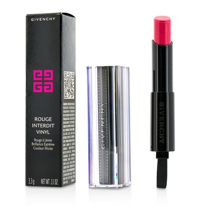 Givenchy Rouge Interdit Vinyl Extreme Shine Lipstick - # 02 Beige Indecent  3.3g/0.11oz