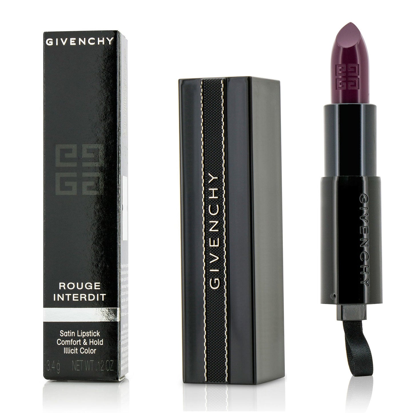 Givenchy Rouge Interdit Satin Lipstick - # 13 Rouge Interdit  3.4g/0.12oz