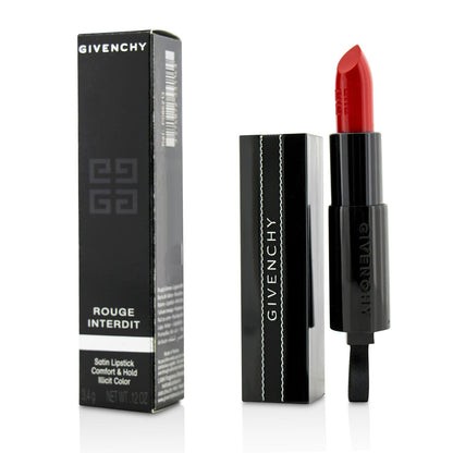 Givenchy Rouge Interdit Satin Lipstick - # 13 Rouge Interdit  3.4g/0.12oz