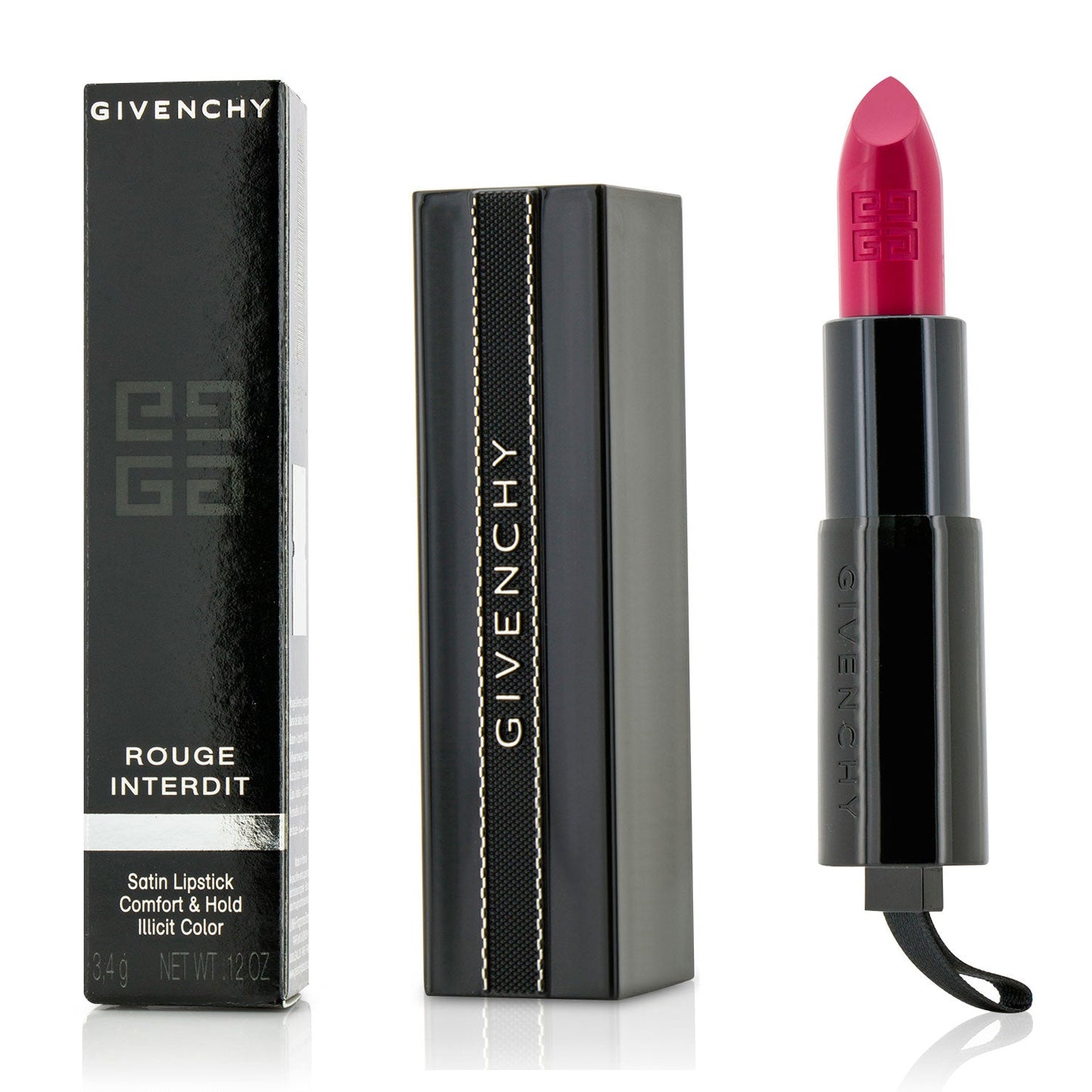 Givenchy Rouge Interdit Satin Lipstick - # 24 Ultravioline  3.4g/0.12oz