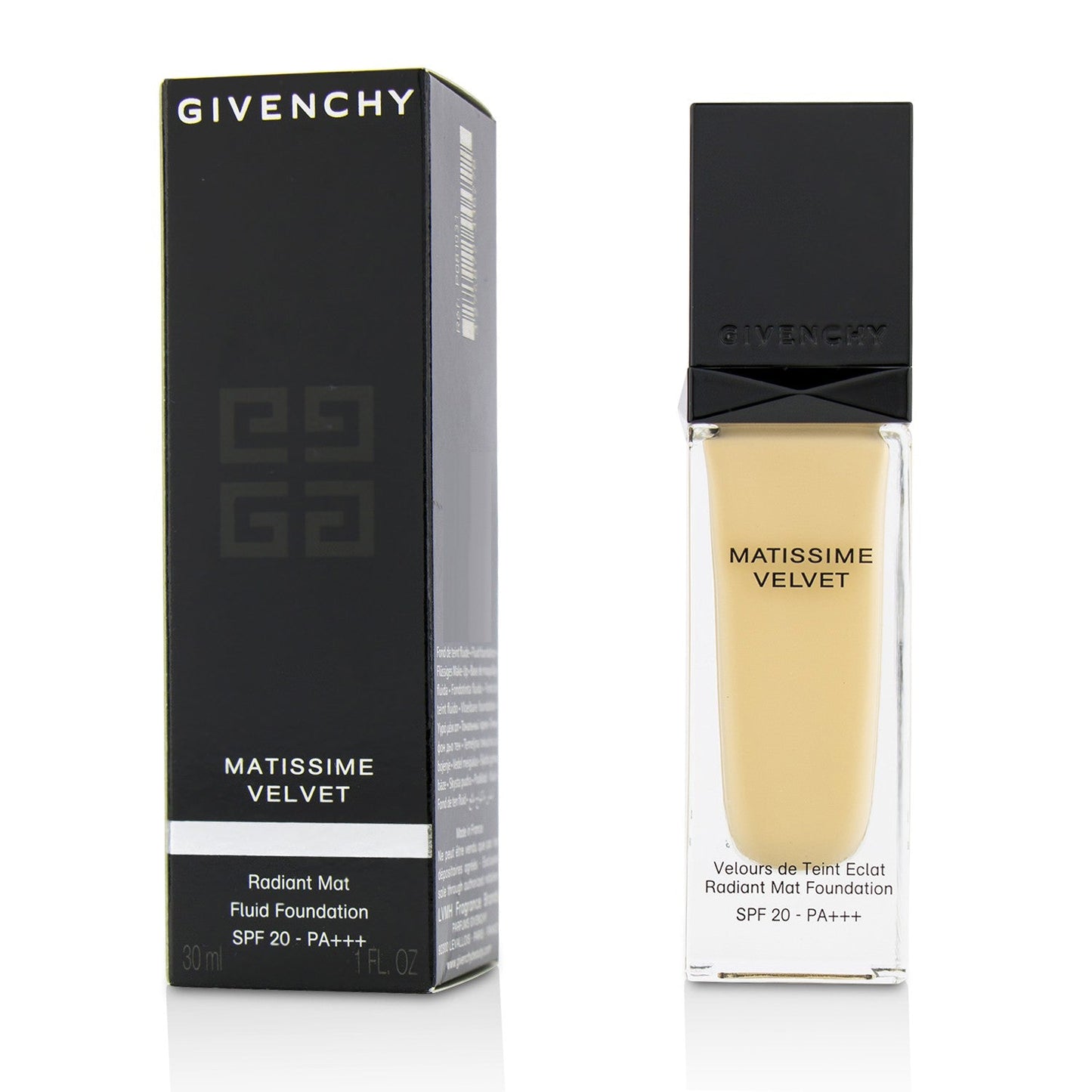 Givenchy Matissime Velvet Radiant Mat Fluid Foundation SPF 20 - #00 Mat Ivory  30ml/1oz