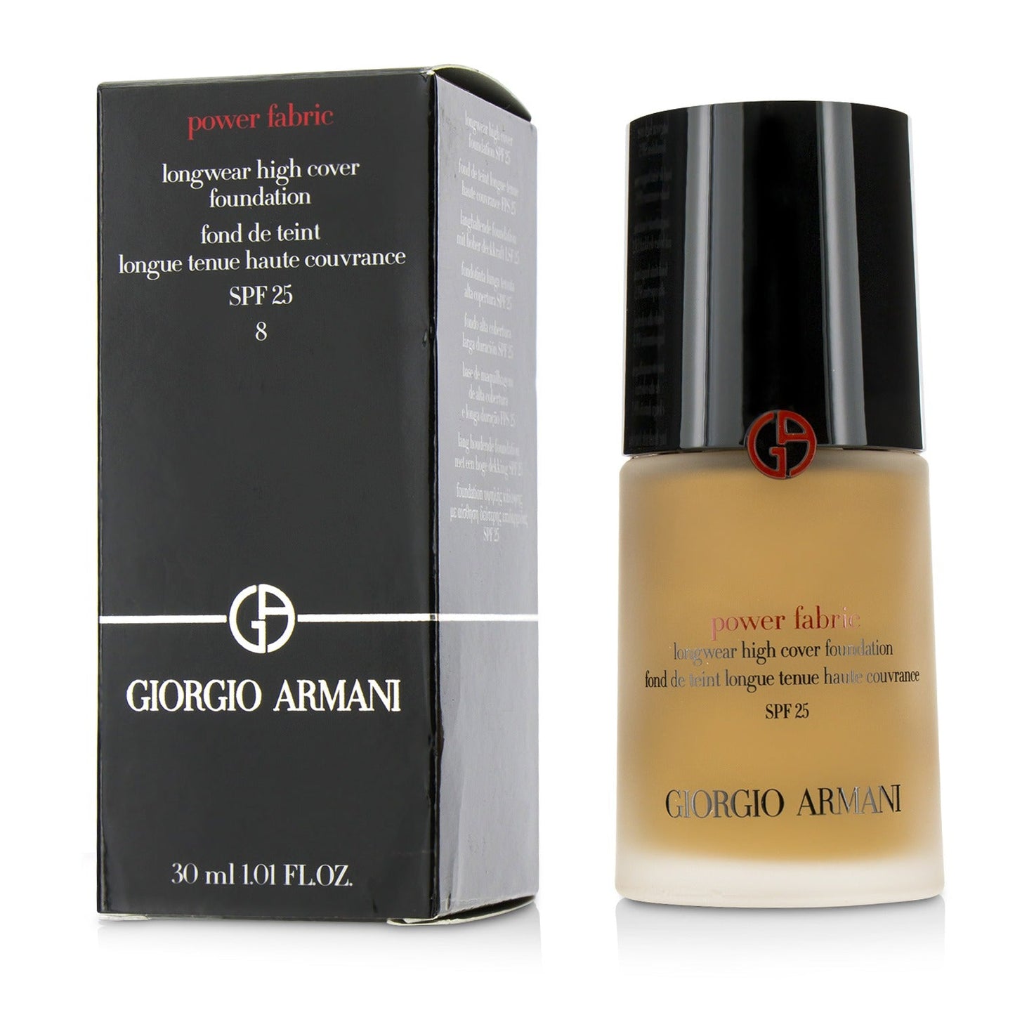 Giorgio Armani Power Fabric Longwear High Cover Foundation SPF 25 - # 5 (Light, Neutral)  30ml/1.01oz