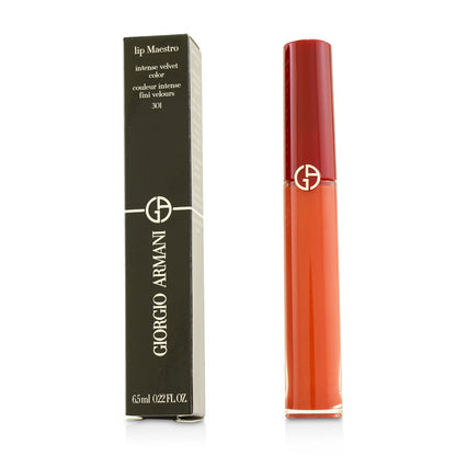 Giorgio Armani Lip Maestro Intense Velvet Color (Liquid Lipstick) - # 206 (Cedar)  6.5ml/0.22oz