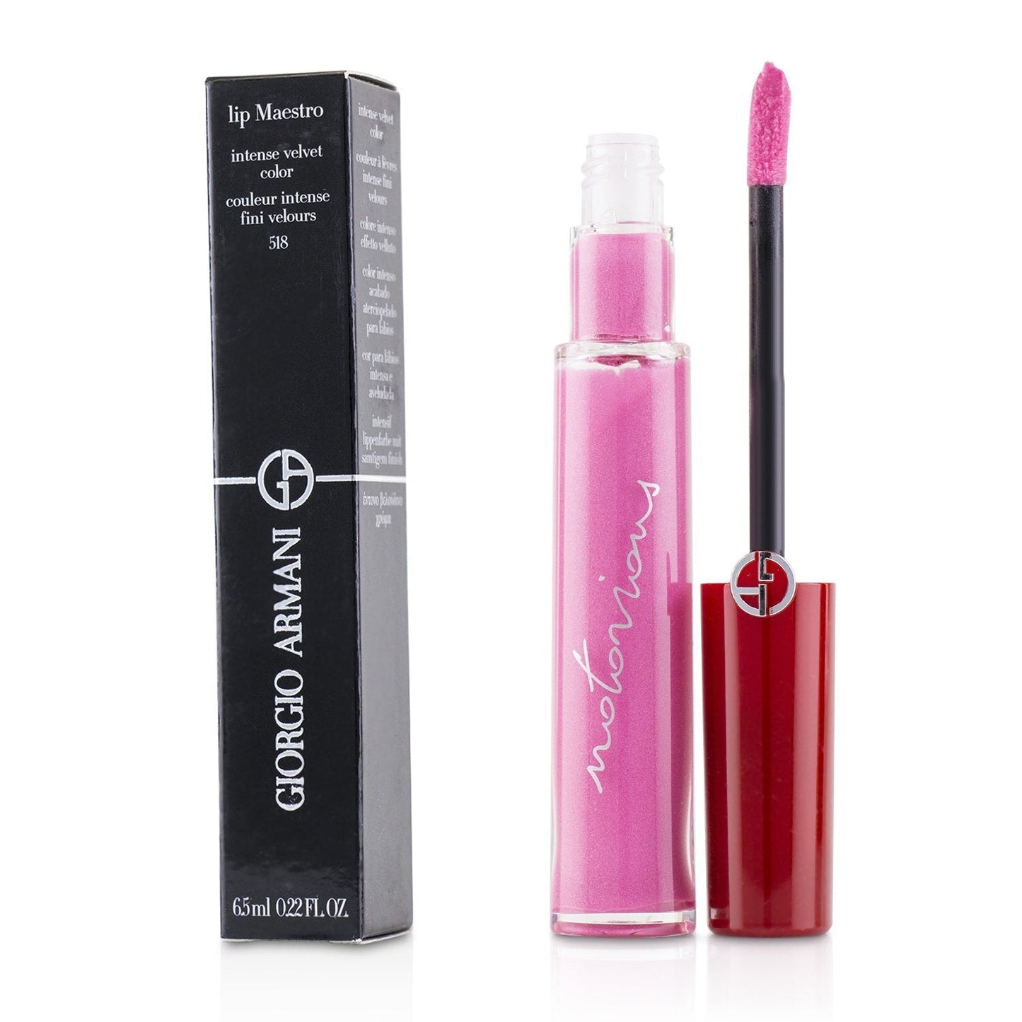 Giorgio Armani Lip Maestro Intense Velvet Color (Liquid Lipstick) - # 402 (Chinese Lacquer) (Unboxed)  6.5ml/0.22oz