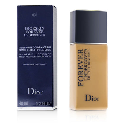 Christian Dior Diorskin Forever Undercover 24H Wear Full Coverage Water Based Foundation - # 050 Dark Beige C000900  40ml/1.3oz