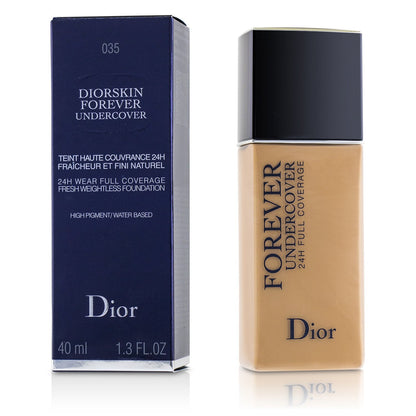 Christian Dior Diorskin Forever Undercover 24H Wear Full Coverage Water Based Foundation - # 040 Honey Beige  40ml/1.3oz