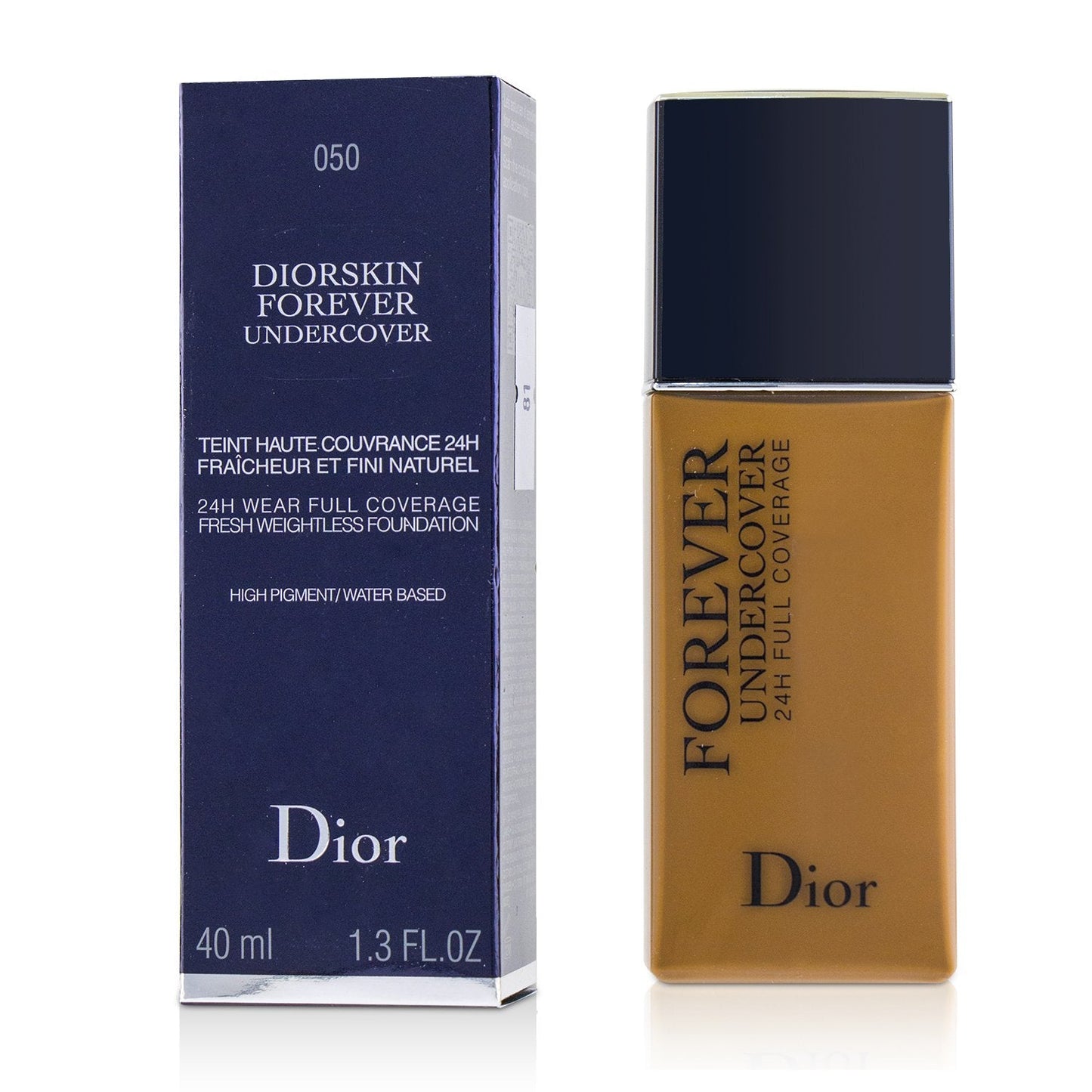 Christian Dior Diorskin Forever Undercover 24H Wear Full Coverage Water Based Foundation - # 040 Honey Beige  40ml/1.3oz
