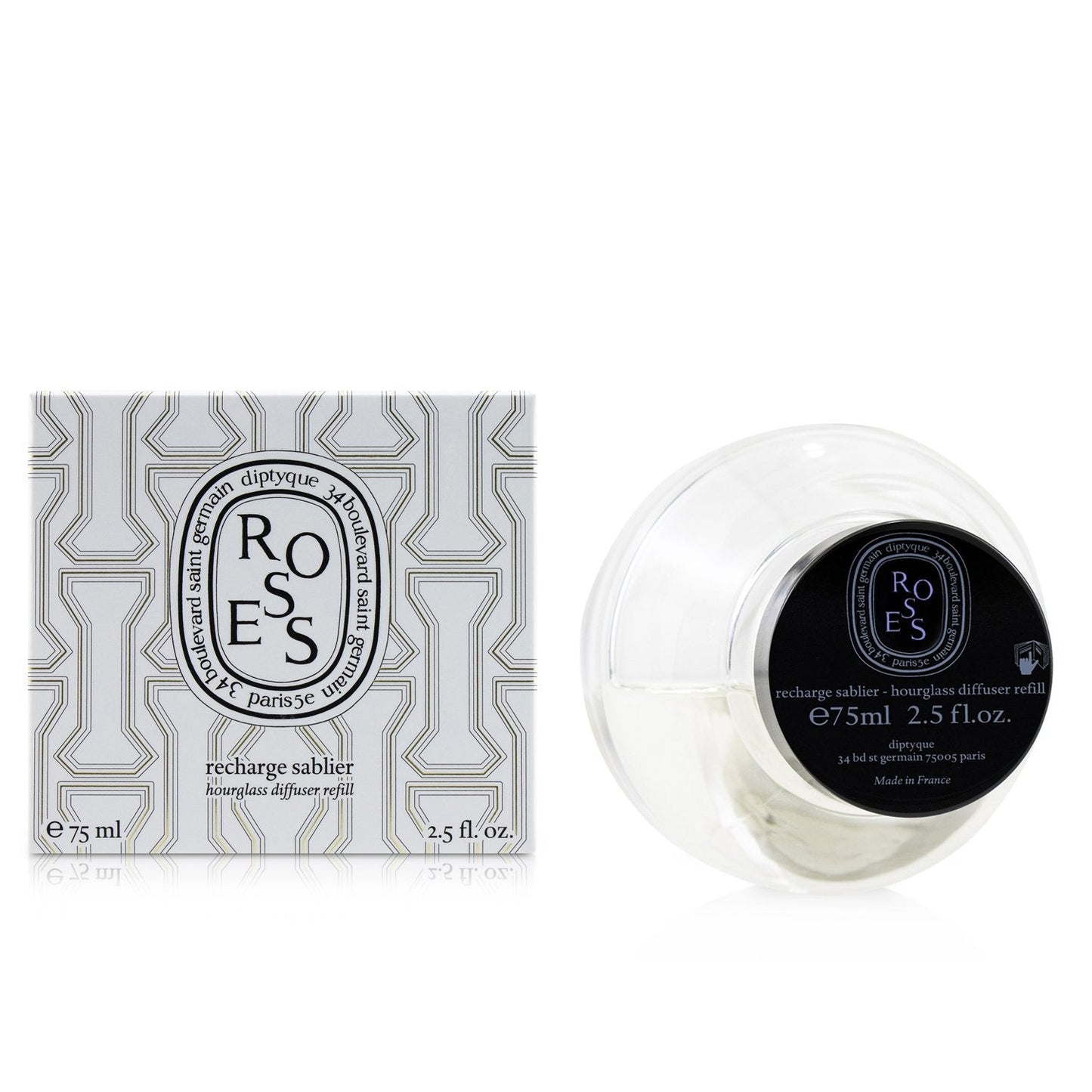 Diptyque Hourglass Diffuser Refill - Roses  75ml/2.5oz