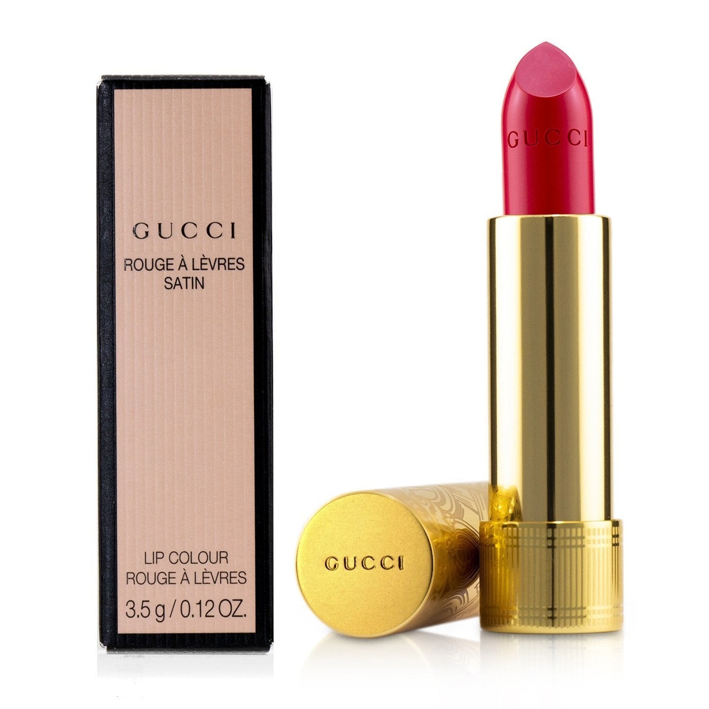 Gucci Rouge A Levres Satin Lip Colour - # 300 Sadie Firelight  3.5g/0.12oz