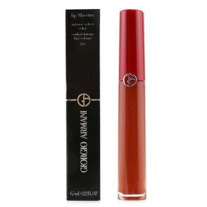 Giorgio Armani Lip Maestro Intense Velvet Color (Liquid Lipstick) - # 415 (Red Wood)  6.5ml/0.22oz