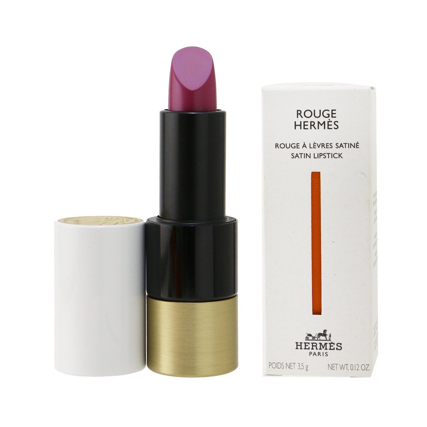 Hermes Rouge Hermes Satin Lipstick - # 59 Rose Dakar (Satine)  3.5g/0.12oz