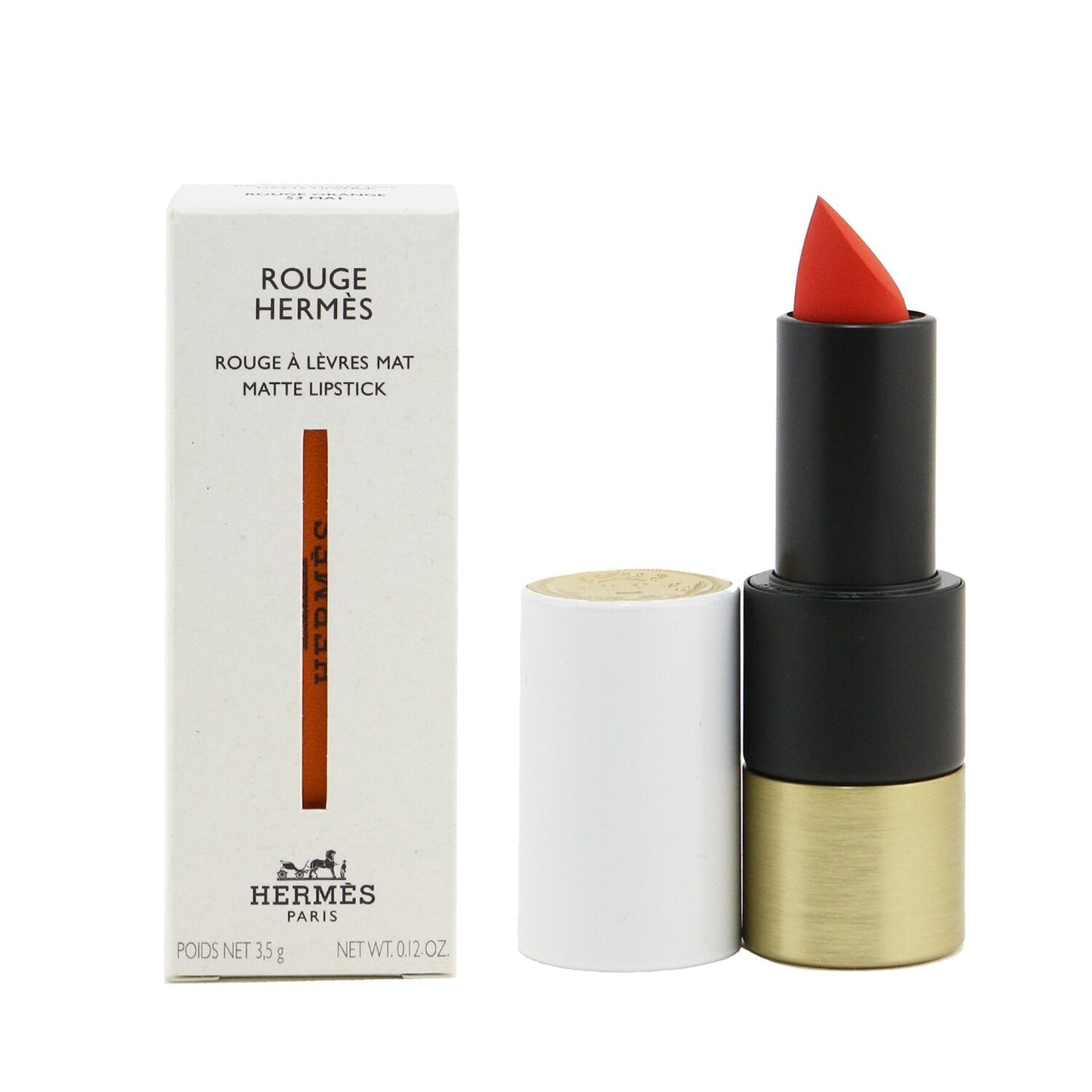 Hermes Rouge Hermes Matte Lipstick - # 78 Rose Velours (Mat)  3.5g/0.12oz