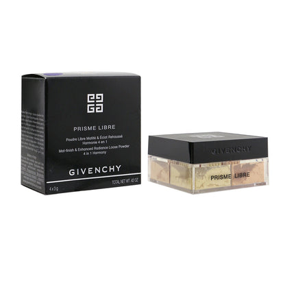Givenchy Prisme Libre Mat Finish & Enhanced Radiance Loose Powder 4 In 1 Harmony - # 3 Voile Rose  4x3g/0.105oz