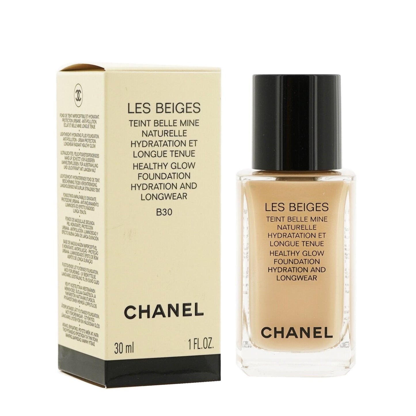 Chanel Les Beiges Teint Belle Mine Naturelle Healthy Glow Hydration And Longwear Foundation - # BD21  30ml/1oz
