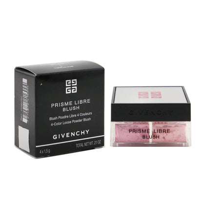 Givenchy Prisme Libre Blush 4 Color Loose Powder Blush - # 1 Mousseline Lilas (Pinkish Lilac)  4x1.5g/0.0525oz
