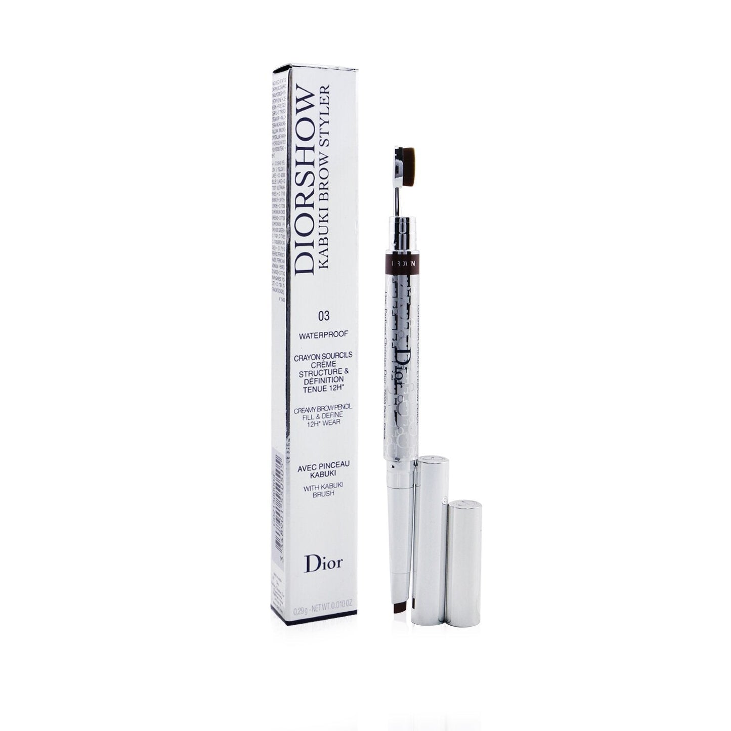 Christian Dior Diorshow Kabuki Brow Styler Creamy Brow Pencil Waterproof - # 031 Light Brown  0.29g/0.01oz